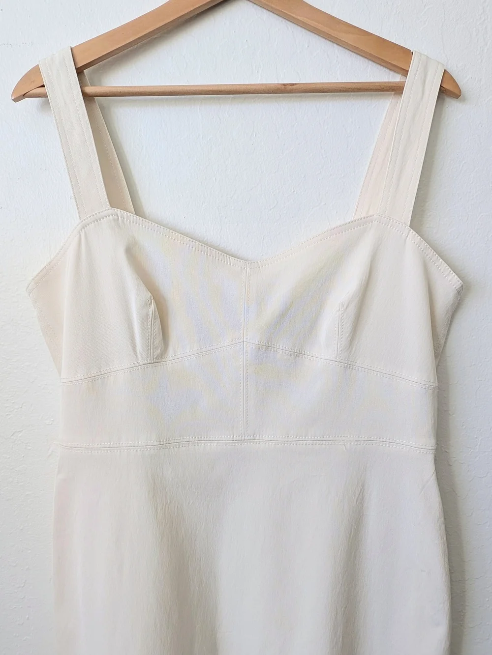 J. Crew Tailored Classic Mini Dress in Cream Size 14 - Like new!